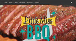 Desktop Screenshot of littlemissbbq.com